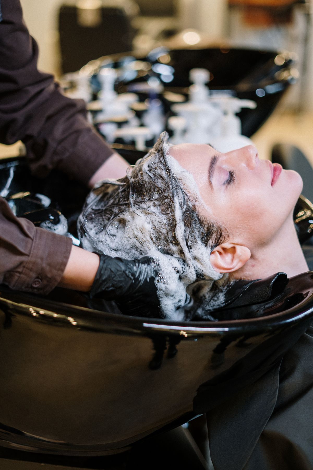 Salon service chair at Saint Nails Spa