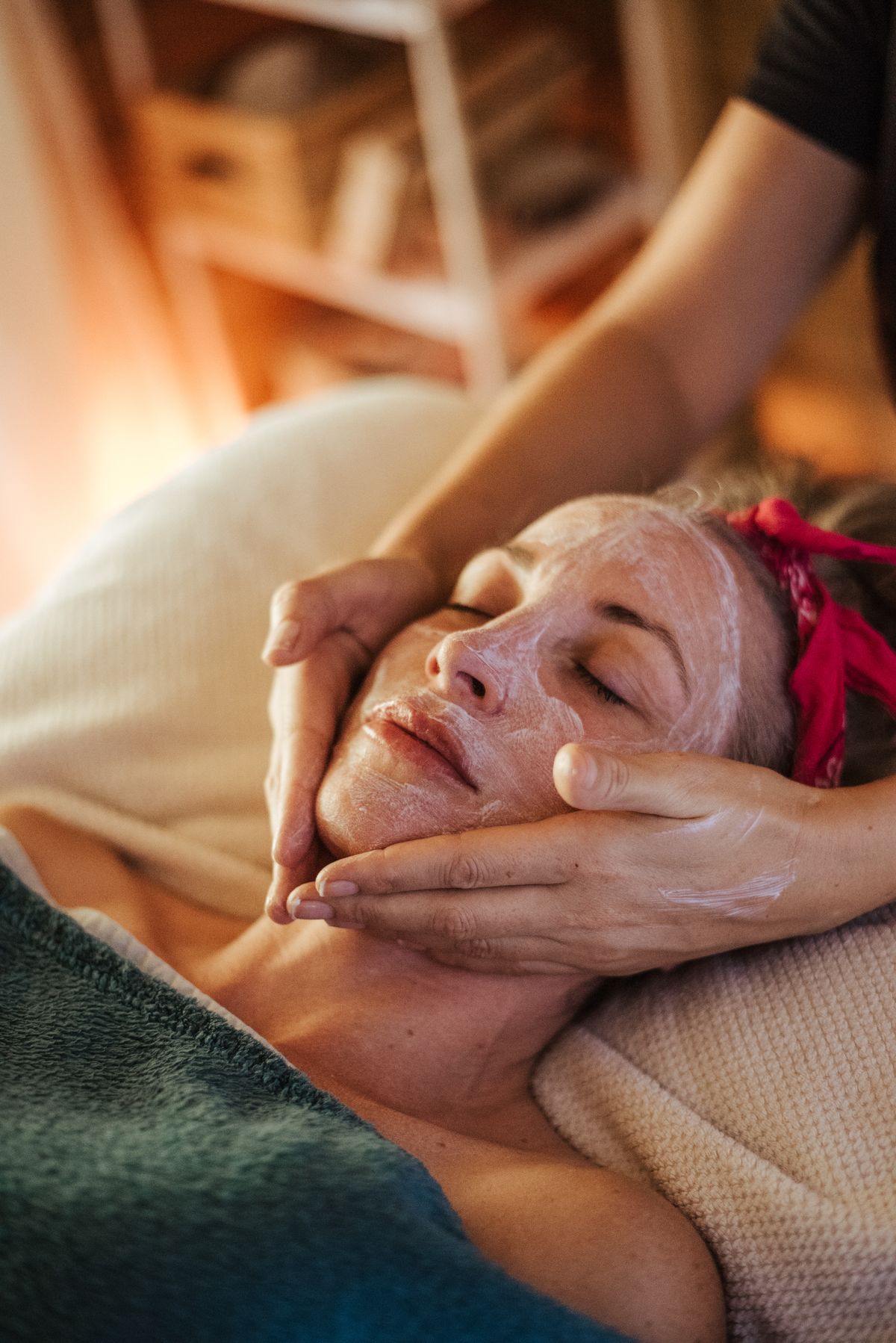 Relaxing spa treatment at Saint Nails Spa